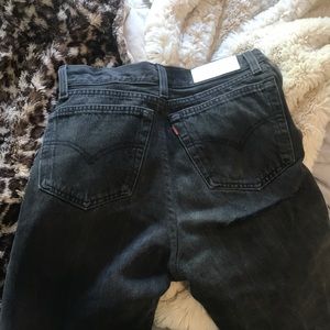 Re/done high rise butt rip jeans